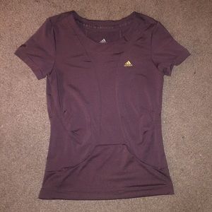 Purple adidas shirt